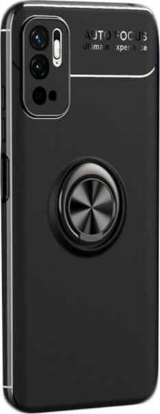 MCTK71-IPHONE X/XS Futrola Elegant Magnetic Ring Black