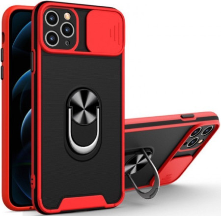 MCTR8-IPHONE 11 Pro Max Futrola Magnetic Defender Silicone Red - Img 1