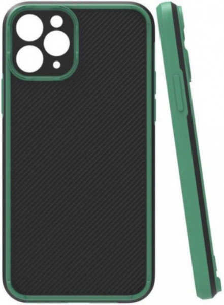 MCTR82-IPHONE 12 * Futrola Textured Armor Silicone Dark Green (139) - Img 1