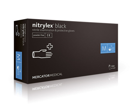Mercator medical jednokratne rukavice od nitrila nitrylex black veličina s ( rd301040s )