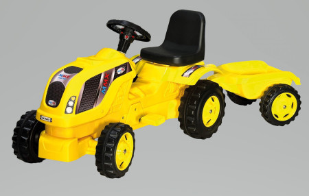 Micromax globo traktor MMX plus sa prikolicom žuti ( 010268 ) - Img 1