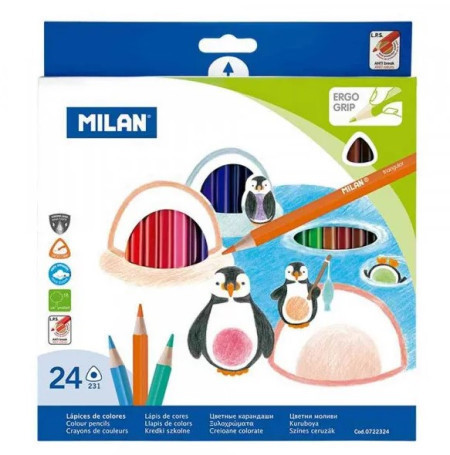 Milan drvene bojice 36 kom metalna kutija ( MLN726136 )