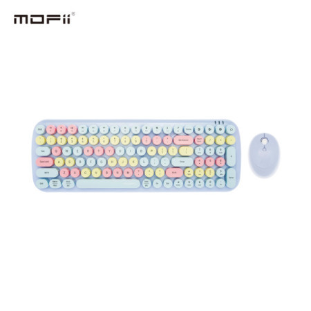 Mofil Candy set tastatura i miš u šareno plavoj boji ( SMK-646390AGLB )