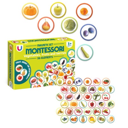 Montesori set sa magnetima voce i povrce 36pcs ( 104/200272 )