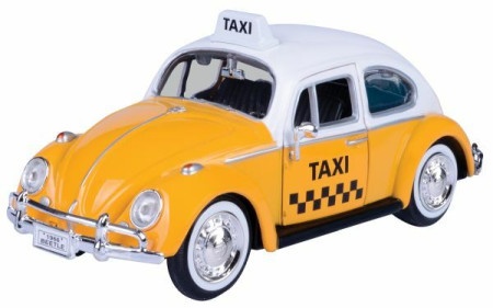 MotorMax metalni auto 1:24 1966 volkswagen classic beetle taxi ( 25/79577 )