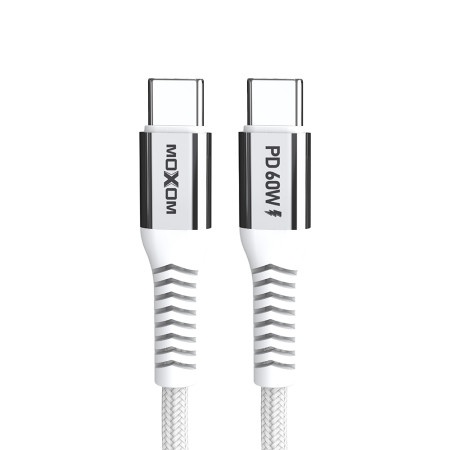 Moxom Usb data kabal mx-cb235 pd 60w type-c na type-c 1m beli ( U2080 )