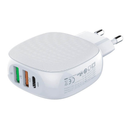 MOYE Voltaic USB Charger PD Type-C QC 3.0 28.5W White ( 042600 ) - Img 1