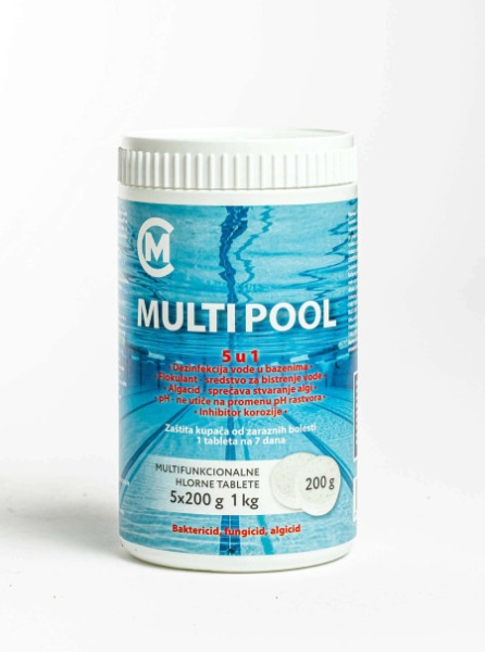 Multi pool tablete za bazen 5 u 1, 200g, 1kg ( 21483 )