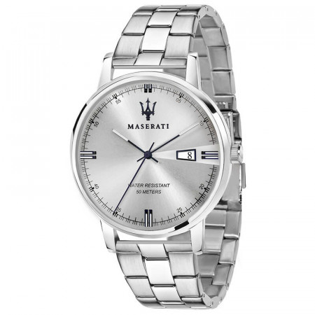 Muški maserati classe datum srebrni elegantni ručni sat sa metalnim kaišem ( r8853130001 ) - Img 1