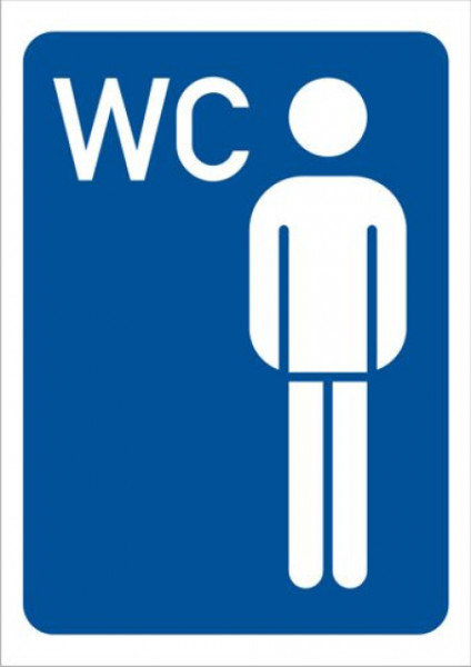 Nalepnica wc muski ( 77089 )
