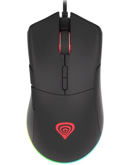 Natac Genesis krypton 290, gaming optical mouse 200-6400 DPI, maximum acceleration 22 G, RGB LED, 7 buttons, USB, black, cable 1,8 m ( NMG-