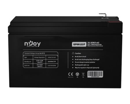 Njoy GP09122F baterija za UPS 12V 9Ah (BTVACIUOCTO2FCW01B)