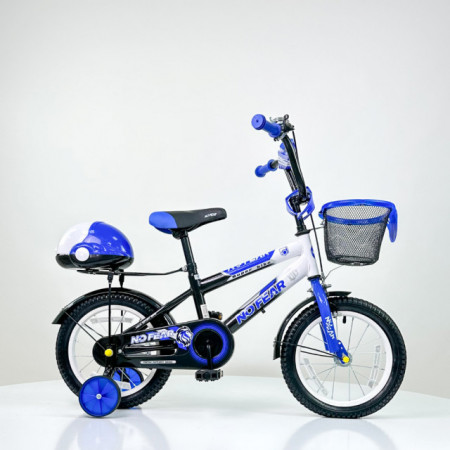 No Fear Bicikl 14" za decu model 721-14 sa pomoćnim točkovima - Plavi