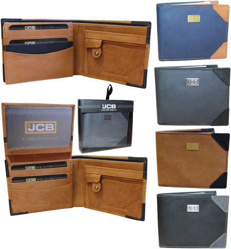 Novčanik muški kožni JCBNC56 sa rfid zaštitom 110x85x20 plava ( 16NMB56E )
