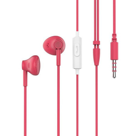Pantone žičane slušalice u pink boji ( PT-WDE001P )
