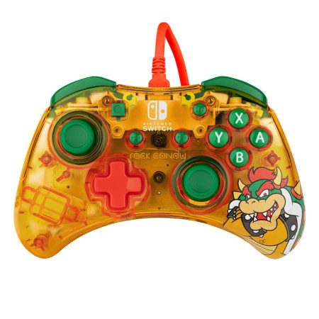 PDP Nintendo Switch wired controller rock candy mini - bowser ( 059465 )