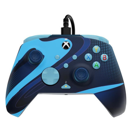 PDP XBOX wired controller rematch - blue tide glow In the dark ( 056526 )