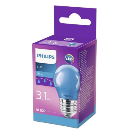 Philips LED sijalica 3.1w(25w) p45 e27 plava 1pf/6, 929001394158, ( 19857 ) - Img 1