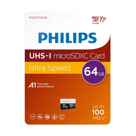 Philips Memorijska kartica micro sd 64gb v30 ultra speed (fm32tf064b/93) ( SD13764 )