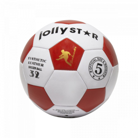 Pirox lopta fudbal Jollystar EURO crvenobela ( 495704 )