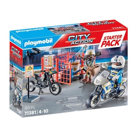 Playmobil City action Policajac na motoru set ( 1040620 )