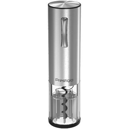 Prestigio nemi, electric wine opener, aerator, vacuum preserver, silver color ( PWO103SL_EN ) - Img 1