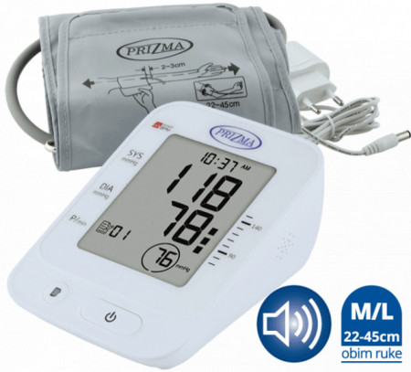 Prizma YE660E Digitalni automatski aparat za merenje krvnog pritiska sa glasovnom funkcijom