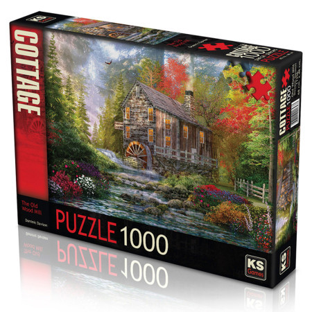 Puzzle 1000 delova drveni mlin ( 32517 )