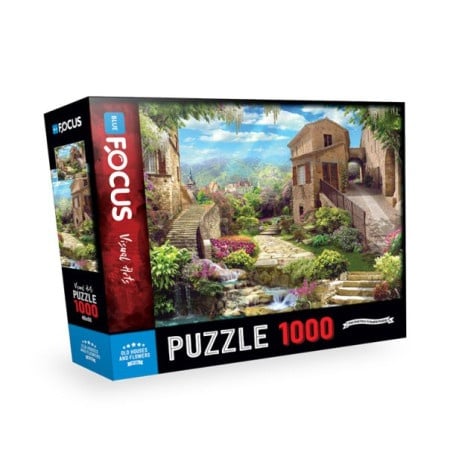 Puzzle 1000 pcs old houses and flowers bf285 ( 108/22855 )