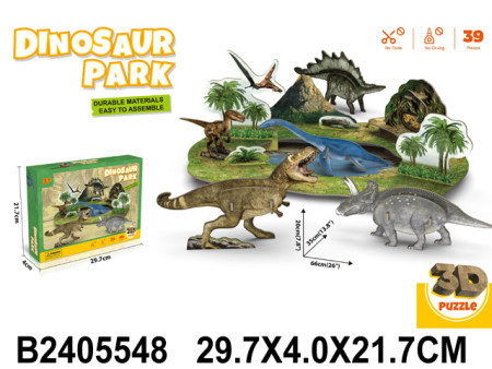 Puzzle za decu 3D Dinosaur Park ( 554805 )