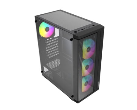 Raidmax Meshiah X922 S 4xRGB fan/Crni/X922TBS Kućište