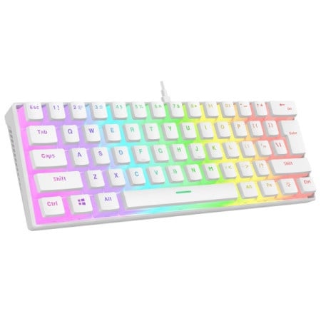 Rampage Radiant K11 Red Switch US RGB bela Tastatura USB-C