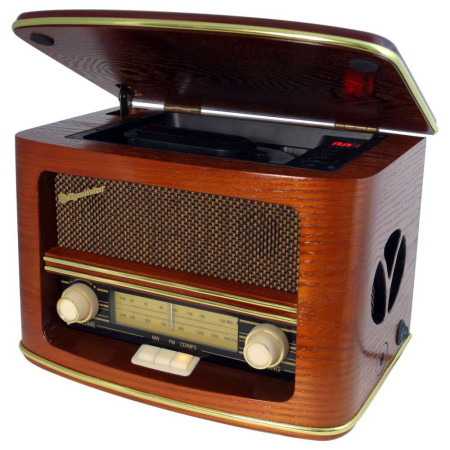 Roadstar hra1500uemp mp3 radio sa drvenim kućištem