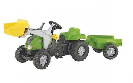 Rolly Toys Traktor kid-X sa prikolicom i utovarivačem ( 023134 )
