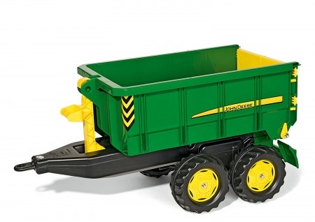 RollyToys Prikolica rolly kontejner sa 2 osovine John Deere ( 125098 )