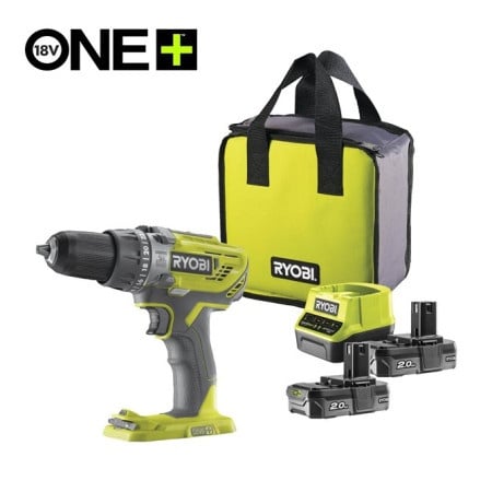 Ryobi Set – udarna aku. bušilica sa 2 baterije (2Ah) i punjačem 18V ONE+™ ( R18PD3-220S )