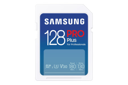 Samsung SD card 128GB, pro plus, SDXC, UHS-I U3 V30 Class 10 ( MB-SD128S/EU ) - Img 1