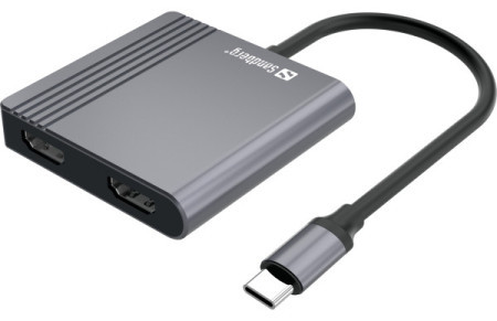 Sandberg docking station USB-C dock 2xHDMI+USB+PD 136-44