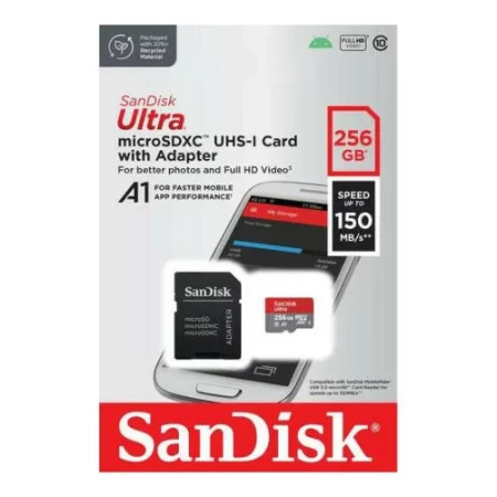 SanDisk SDXC 256GB Ultra 150MB/s Class 10 UHS-I - Img 1