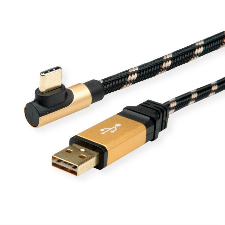 Secomp Roline Gold USB2.0 Reversibile C 90 m/m 1.8m ( 5046 )