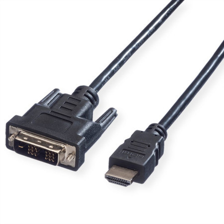 Secomp value DVI (18+1) M to HDMI M 2.0m ( 4053 ) - Img 1
