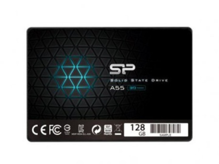 Silicon Power 2.5" Sata A55 128gb Sp128gbss3a55s25 Bulk SSD