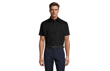 SOL'S Broadway muška košulja sa kratkim rukavima crna XL ( 317.030.80.XL )