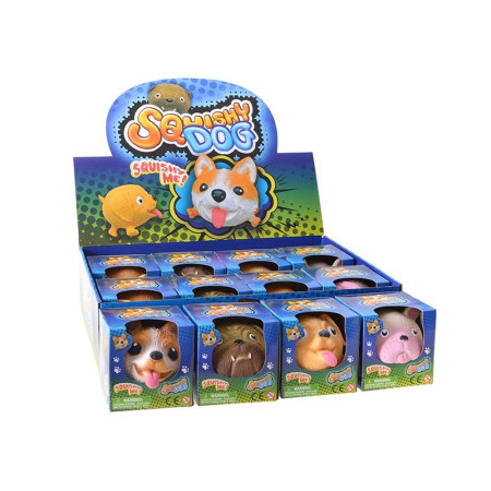 Squeezy dog, gumena igračka, pas, miks ( 894014 ) - Img 1