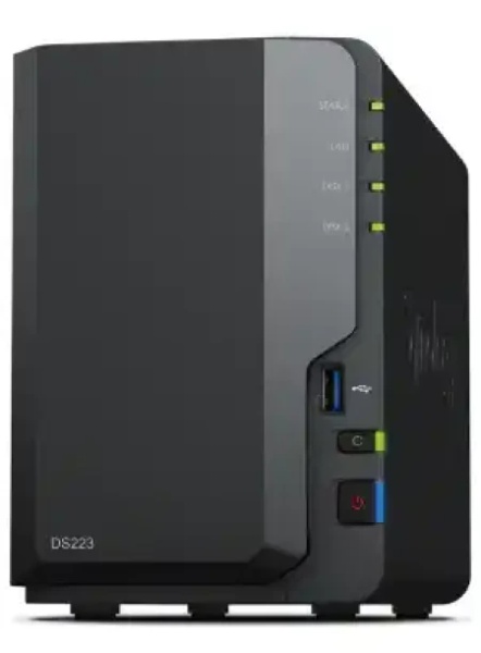 Synology NAS DS-223 2 HDD/Lan/3xUSB Storage