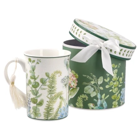 Takk lea keramička šolja zelena flower ( 805097 )