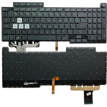 Tastatura za laptop Asus ROG Strix G17 G713 G713IM G713IR G713QM G713QR veliki enter backlight ( 111497 )