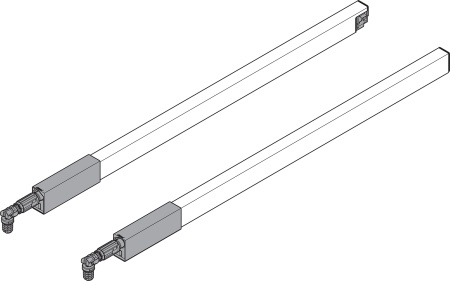 TBX Antaro Reling Sivi L-500mm - ZRG.437RSICRAL9006 ( 421-723 )-1