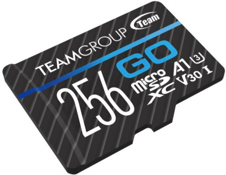 TeamGroup tgusdx256gu303 micro sdhc/sdxc 256gb go uhs-i u3 v30, 100/50mb/s +sd adapter