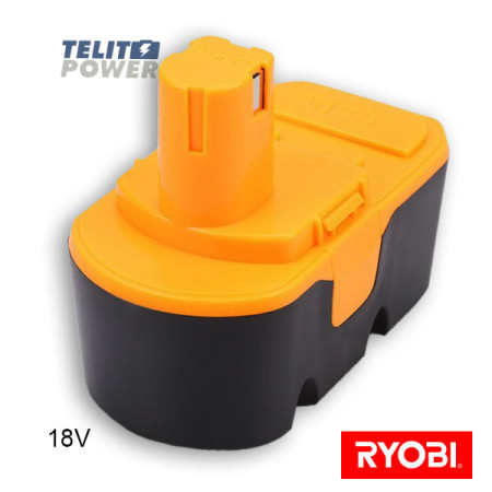 TelitPower 18V 3000mAh Panasonic - baterija za ručni alat Ryobi ABP1801 ( P-1638 )